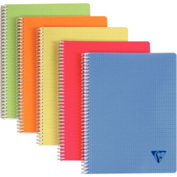 Cahier à reliure intégrale 100 pages LINICOLOR FRESH, format 17x22 cm,