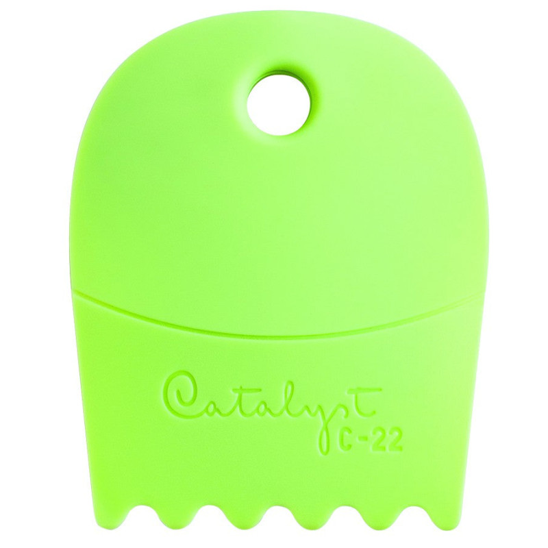 Brosse CATALYST Contours - Brosse CATALYST CONTOUR vert N°22