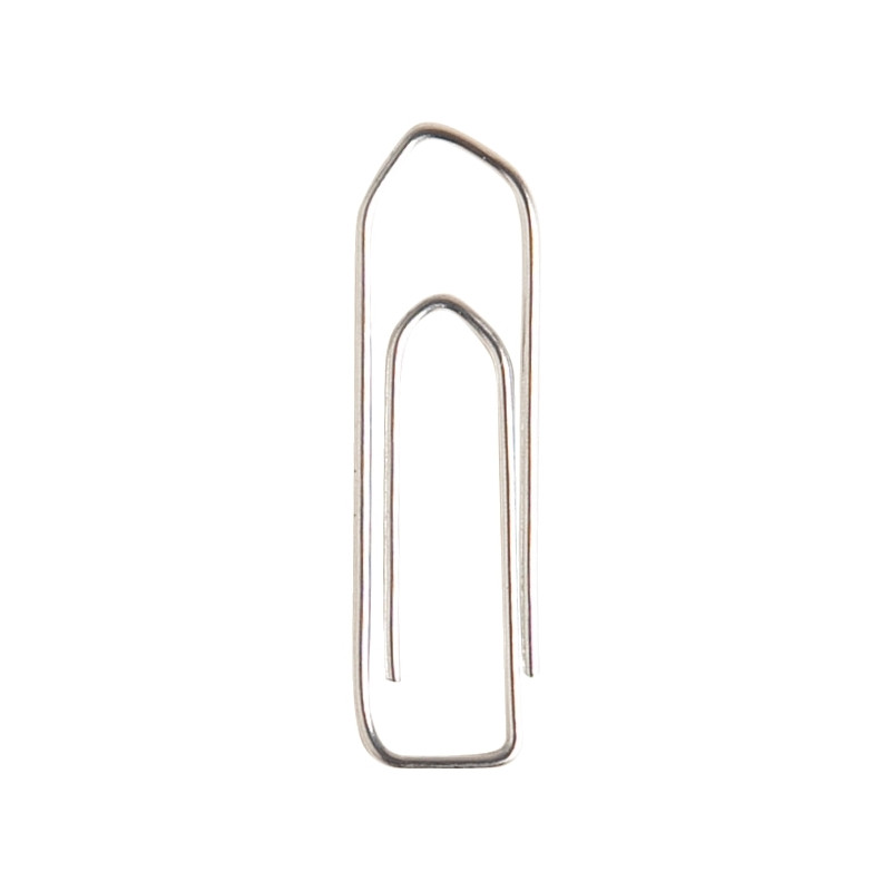 Boîte de 100 trombones 30mm bout chevron