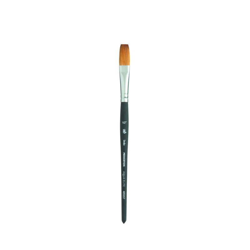 Pinceau Aqua Elite plat long 4850 - ID9497 3/4" diam 18,48 mm
