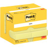 Lot de 12 blocs notes de 100 feuilles post-it, 38 x 51 mm, coloris jau