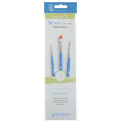 Set de pinceaux Princeton n° 2, lot de 3