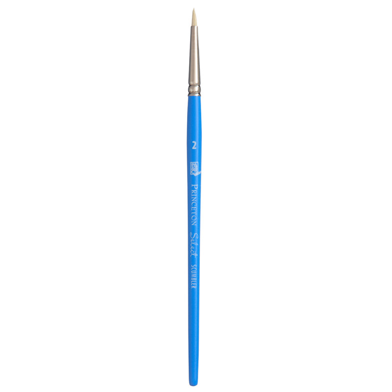 Pinceau Select 3750 Poils de porc naturels scumbler manche court - N°6
