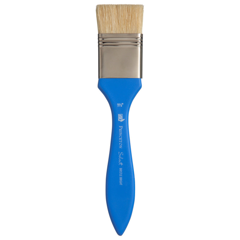 Pinceau Select 3750 Poils de porc naturels plat court manche court 1/2