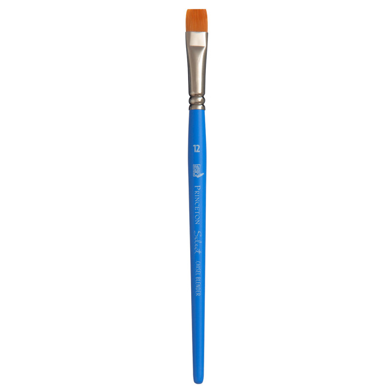 Pinceau Select 3750 synthétique brosse à ombrer plate court manche cou