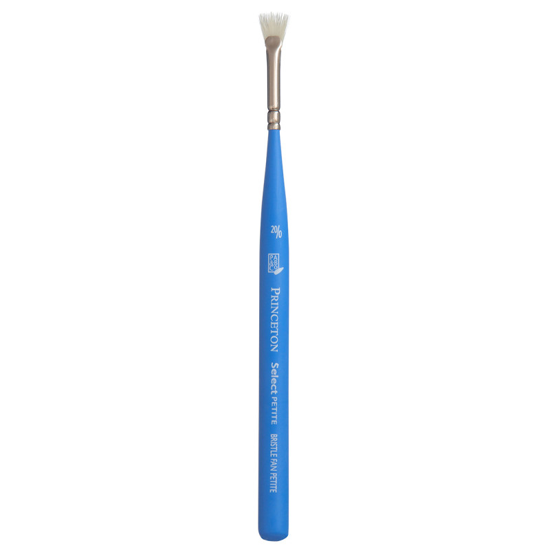Pinceau Select 3750 poils de porc naturels éventail mini 20/0 de pouce
