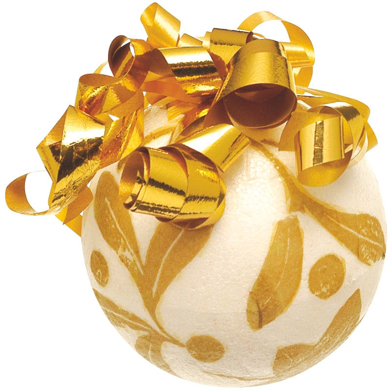 Lot de 5 boules en styropor, diamètre 7 cm