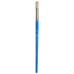 Pinceau Select 3750 poils de chèvre usée bombée aman manche court 1/4
