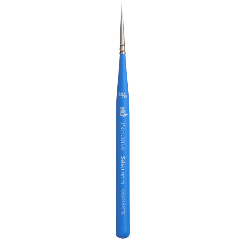 Pinceau Select 3750 synthétique traceur court monogramme manche court