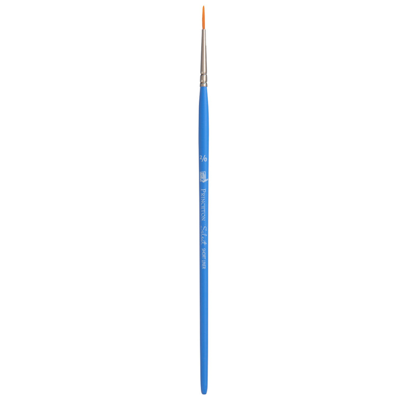 Pinceau Select 3750 synthétique petit traceur manche court - 10/0