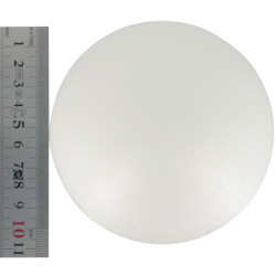 Lot de 5 boules en styropor, diamètre 10 cm
