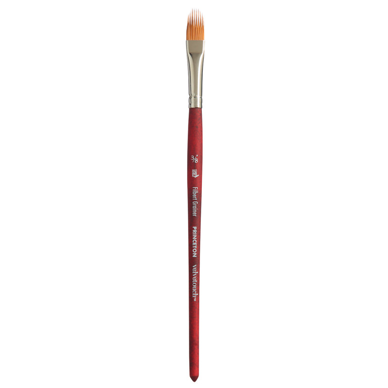 Pinceau Velvetouch 3950 langue de chat peigne manche court 3/8 de pouc