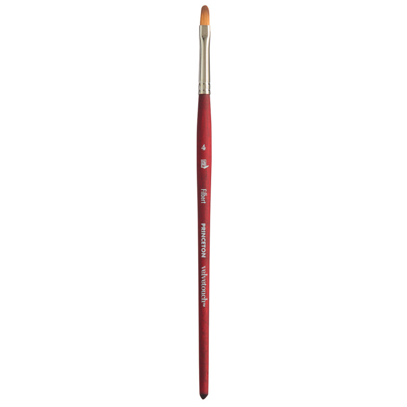 Pinceau Velvetouch 3950 langue de chat manche court - N°6