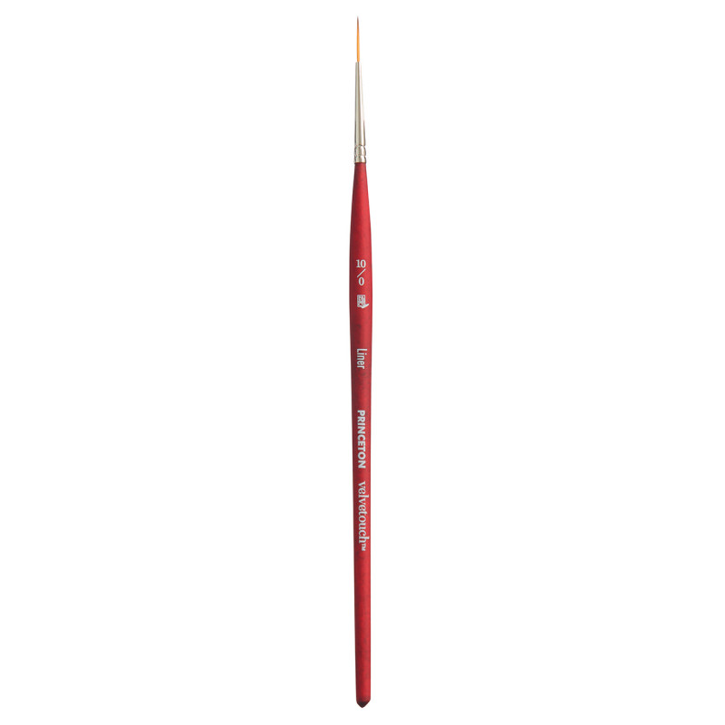 Pinceau Velvetouch 3950 traceur court manche court 10/0 de pouce