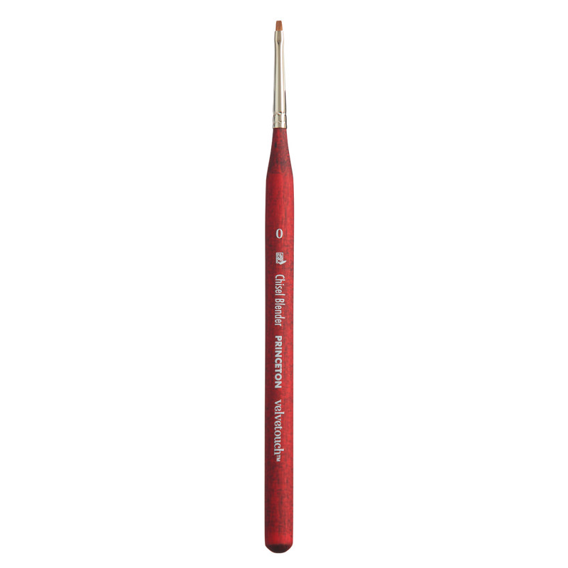Pinceau Velvetouch 3950 brosse à ombrer plate court mini 1/16 de pouce