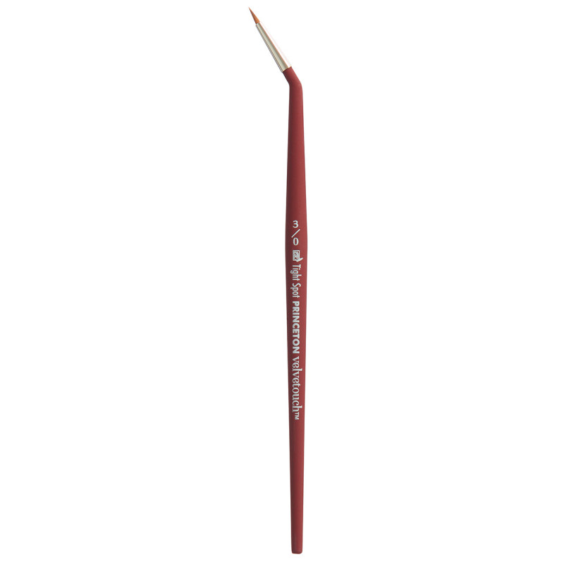 Pinceau Velvetouch 3950 traceur extra court courbé mini