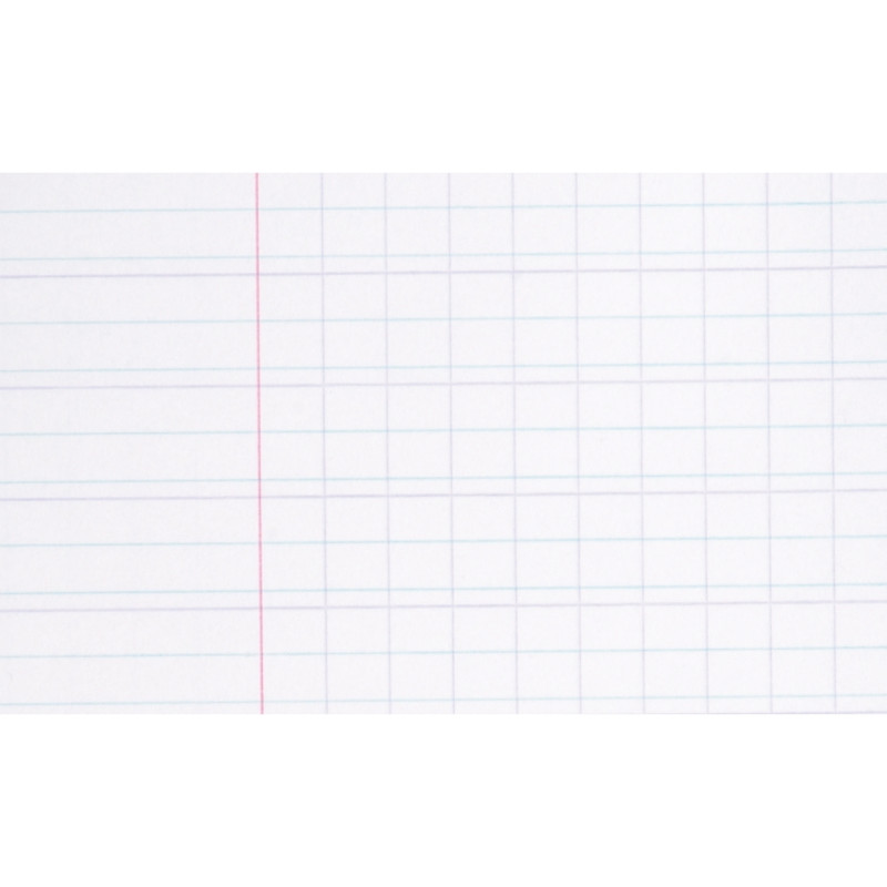 Cahier d'apprentissage piqûre 32 pages, 17x22 cm, double ligne 2 mm in