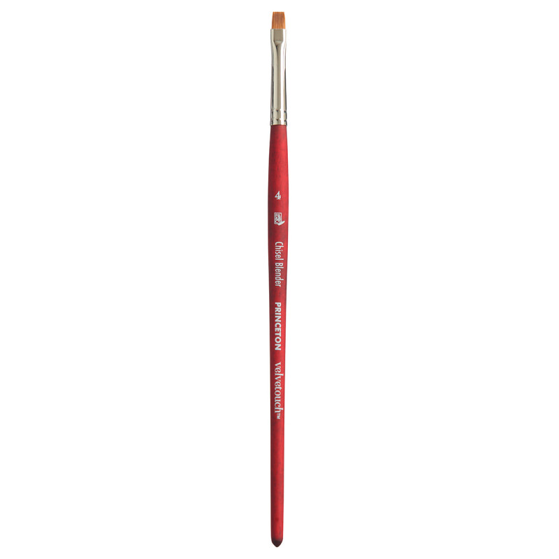 Pinceau Velvetouch 3950 brosse à ombrer plate court manche court - N°6