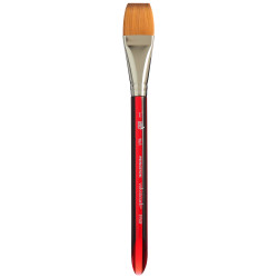 Pinceau Velvetouch 3950 lavis plat manche court - 1/2 IN
