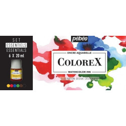 Encre Colorex 20 ml - Set de 6 flacons essentiels