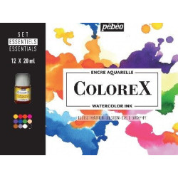 Encre Colorex 20 ml - Set de 12 flacons essentiels