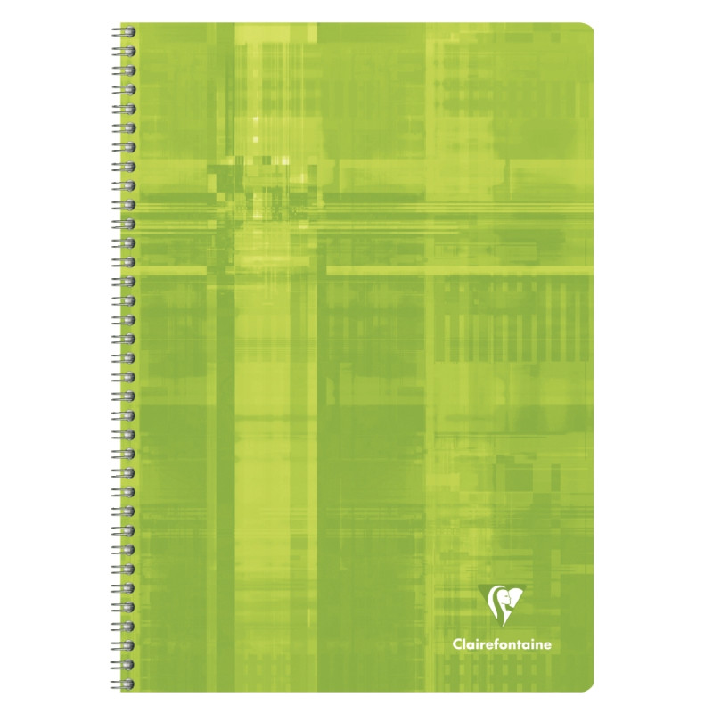Reliure intégrale 100 pages CLAIREFONTAINE, format A4, seyès, papier 9