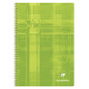 Reliure intégrale 100 pages CLAIREFONTAINE, format A4, seyès, papier 9