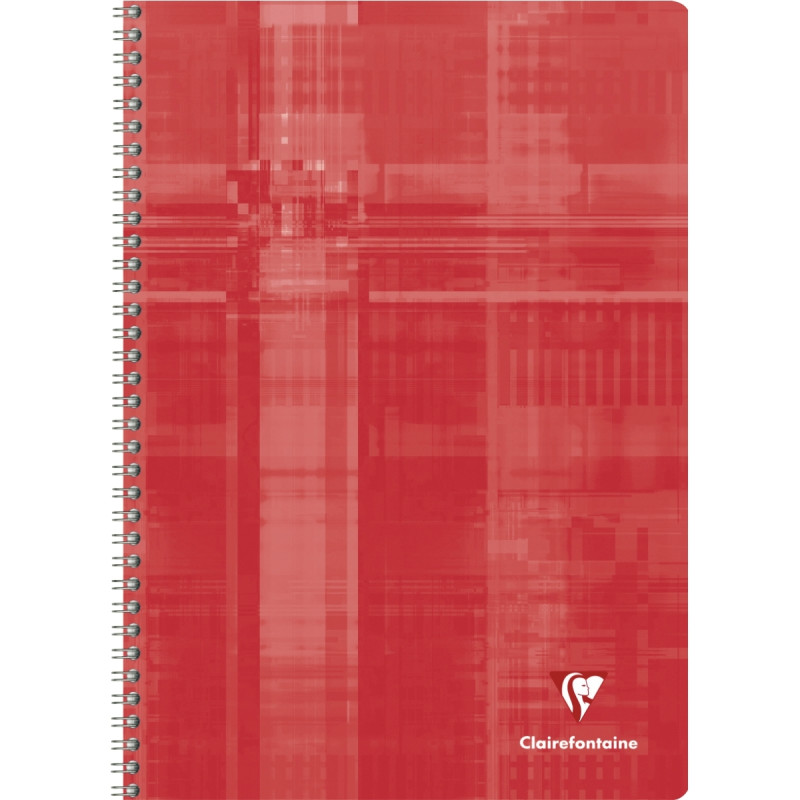 Reliure intégrale 100 pages CLAIREFONTAINE, format A4, seyès, papier 9