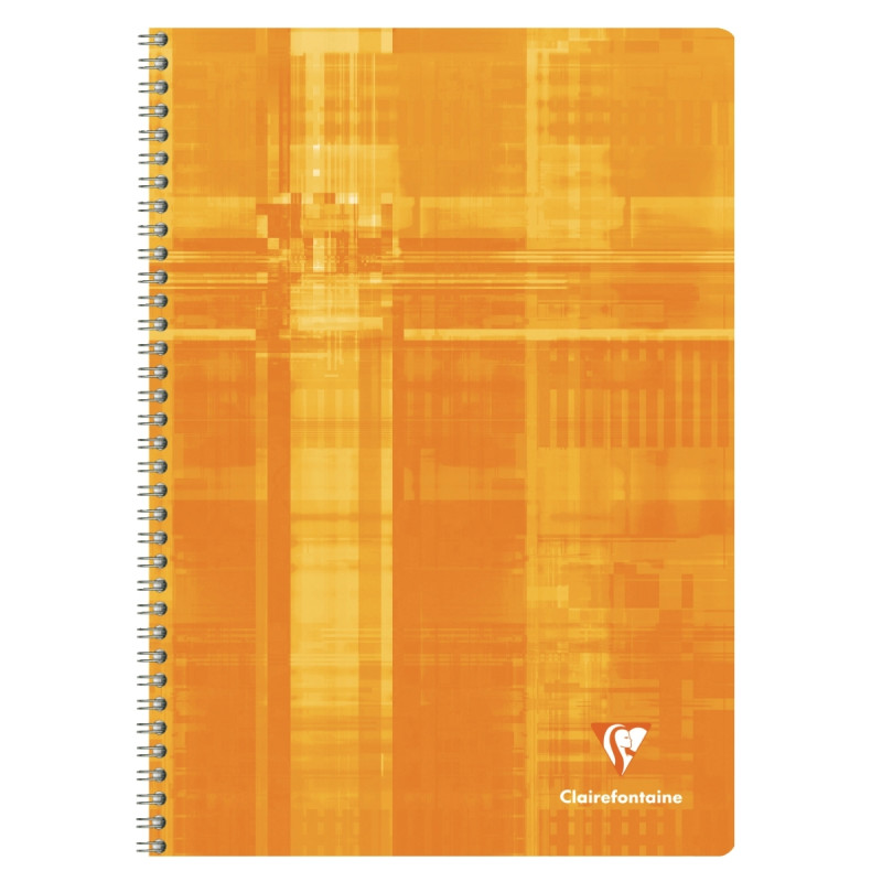 Reliure intégrale 100 pages CLAIREFONTAINE, format A4, seyès, papier 9