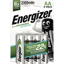 Blister 4 accu Energizer AA / LR06 2300 mAh