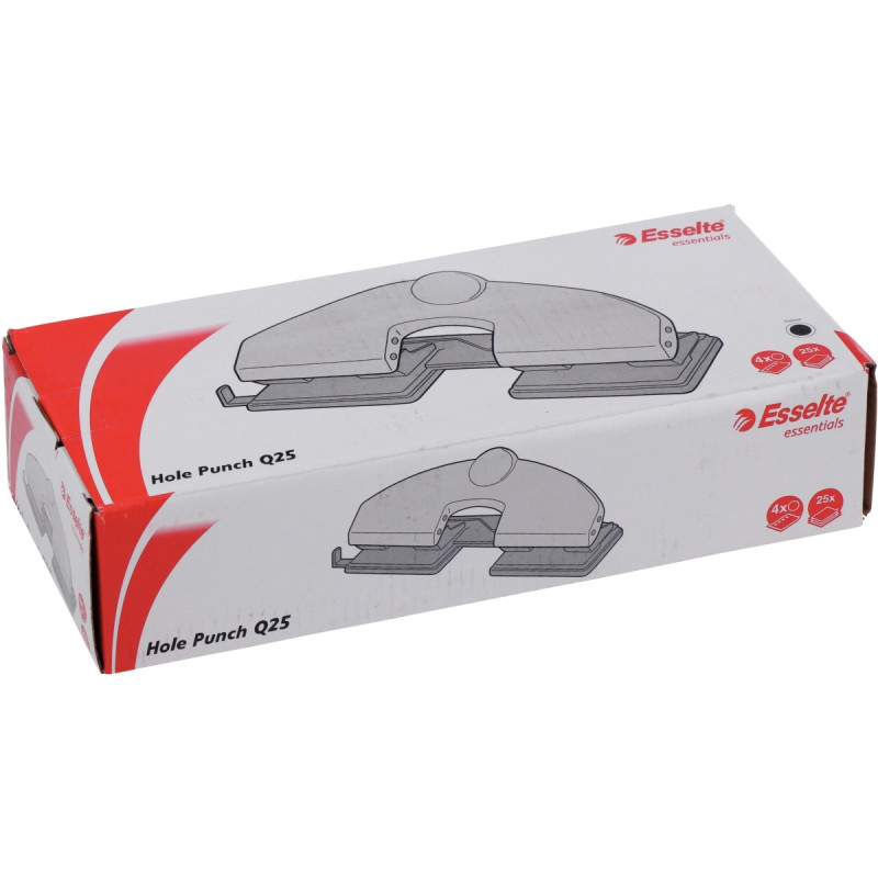Perforateur 4 trous Q25 25 feuilles noir