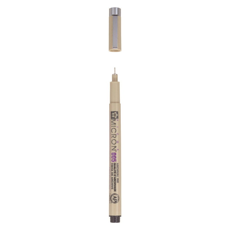 Feutre Pigma Micron 0,20 mm pointe calibre 005 - Noir n°49