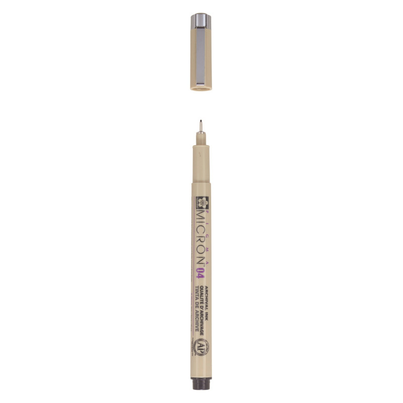Feutre Pigma Micron 0,40 mm pointe calibre 04 - Rouge n°19