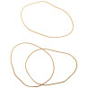 Boîte de 100g de bracelets blonds 120mm