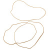 Boîte de 100g de bracelets blonds 180mm