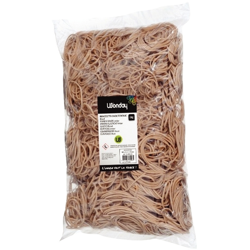 Sachet de 1kg de bracelets blonds 200mm