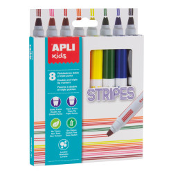 Set de 8 marqueurs "Stripes"