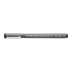 Pigment Liner - Feutre pointe calibrée 0.3 mm - Noir - STAEDTLER - poi