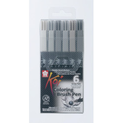 Pochette de 4 Feutres pinceaux Artist