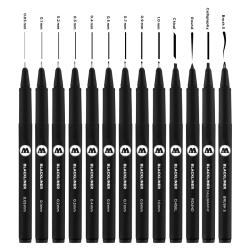 Feutre fin noir Blackliner - Mine 0.90mm