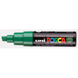 Marqueur POSCA pointe biseau large PC8K à l'unité - Rouge