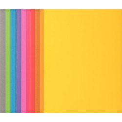 Paquet de 100 chemises 210g ROCK"S format 24x32 cm, coloris assortis