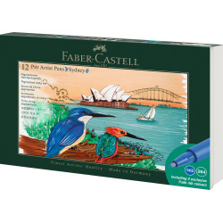 Coffret Pitt Artist Pens Sydney - 12 pièces