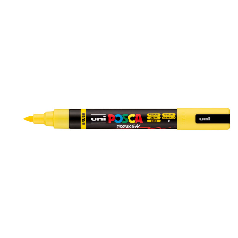 Marqueur POSCA pointe moyenne Brush PC-5BR à l'unité - Vert clair
