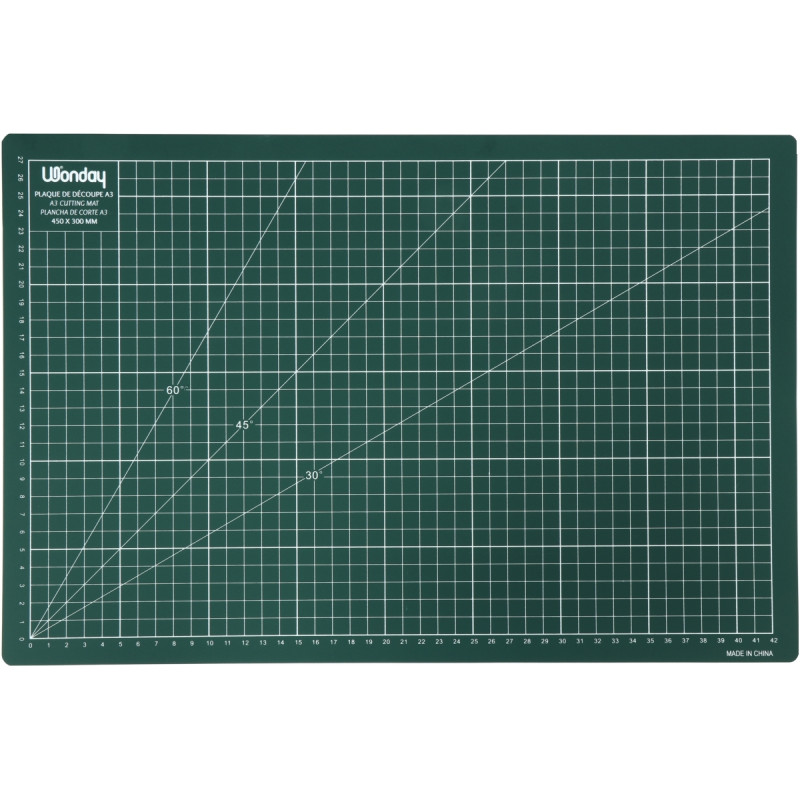 Plaque de découpe épaisseur 3mm 45x30cm
