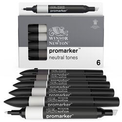 Set Marqueur Promarker assortiment 6 tons neutres