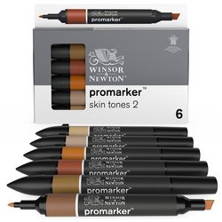Set Marqueur Promarker assortiment 6 tons chair Set 2
