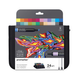Trousse Art et Illustration 24 Promarker