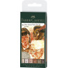 Pochette de 6 feutres Pitt artist Pen Brush Couleurs Portrait
