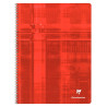 Reliure intégrale 180 pages CLAIREFONTAINE, format 24x32 cm, seyès, pa